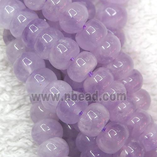 purple Chalcedony beads, rondelle