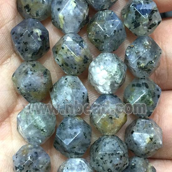 moss opal jasper beads, faceted round