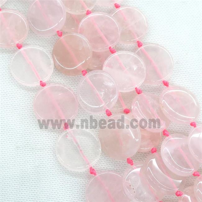 Rose Quartz circle beads