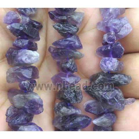 Amethyst bead, freeform