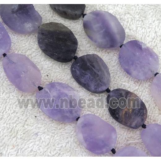 dogtooth Amethyst bead, freeform