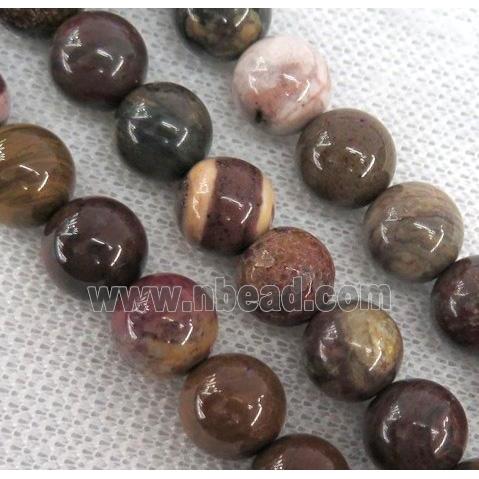 Ocean Agate bead, round