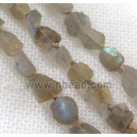 Labradorite chip bead, freeform