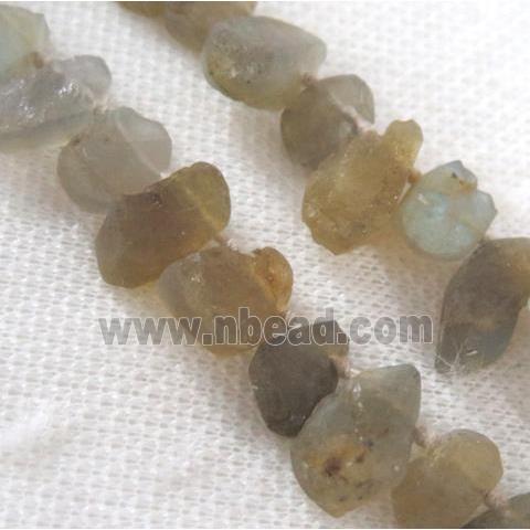 Labradorite chip bead, freeform