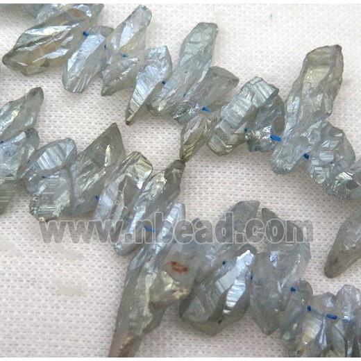 clear quartz bead, freeform