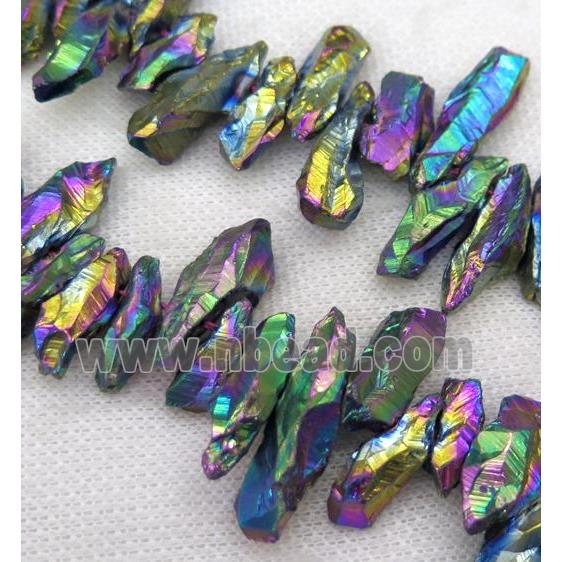 clear quartz bead, freeform