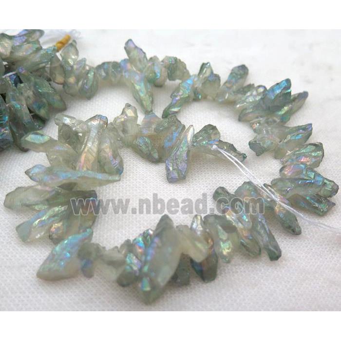 clear quartz bead, freeform