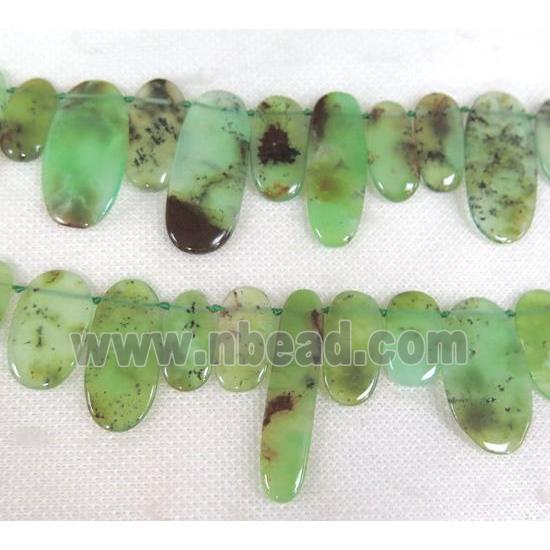 Australian Chrysoprase beads, green, A-grade