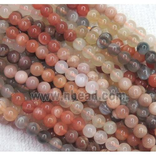mix moonstone beads, round