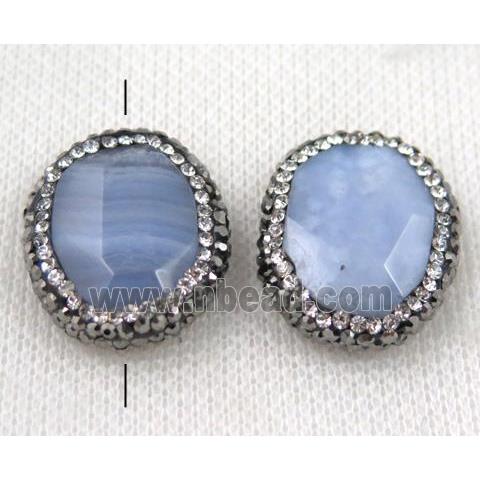 gemstone bead paved rhinestone