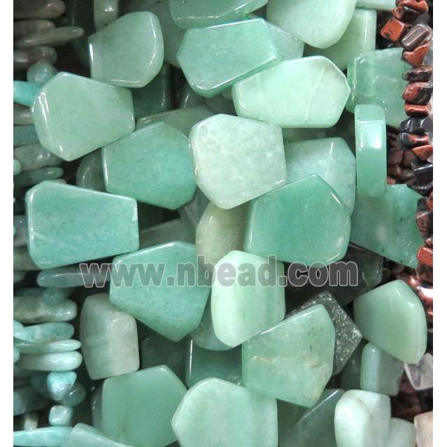 gemstone bead, teardrop