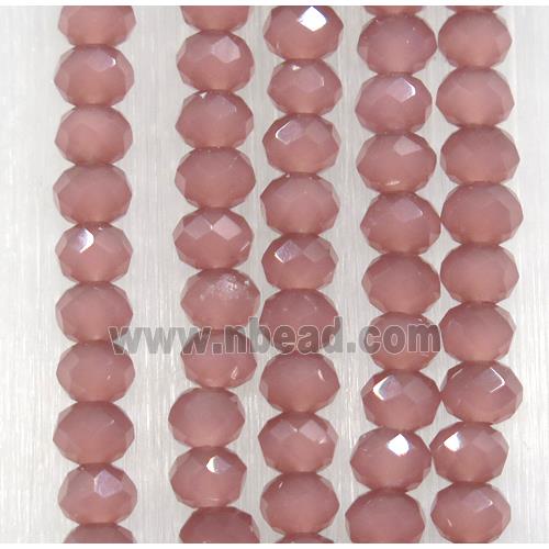 chinese crystal glass beads, faceted rondelle
