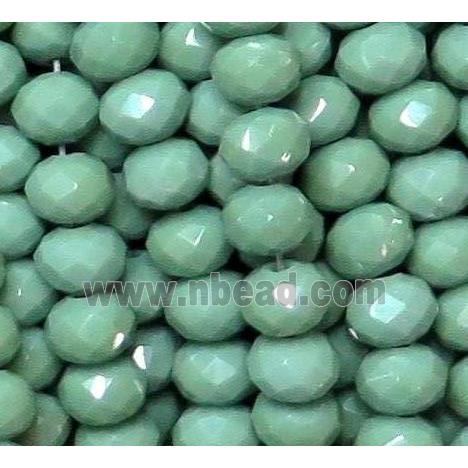 chinese crystal glass bead, faceted rondelle