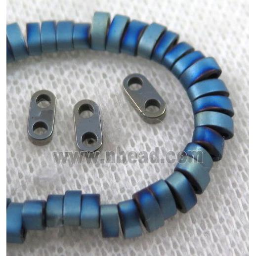 matte hematite beads