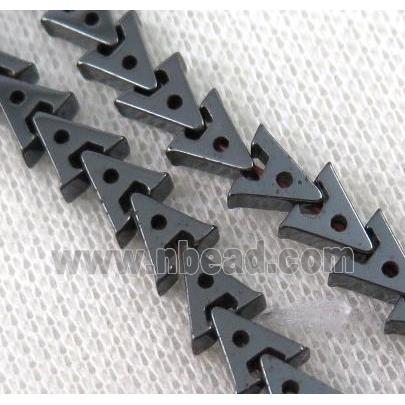 hematite beads, black