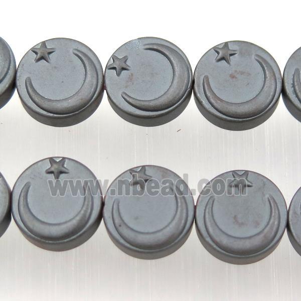 matte black Hematite beads