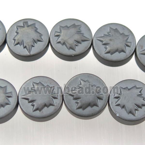 matte black Hematite beads