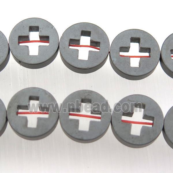 matte black Hematite beads