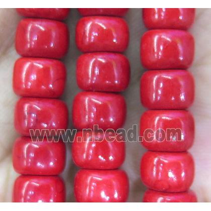 jade bead, rondelle, dye