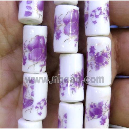 Porcelain beads, tube