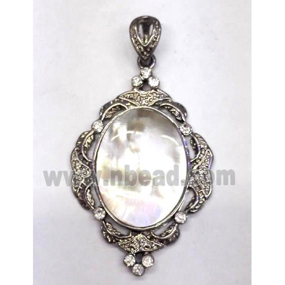 Paua Abalone shell pendant