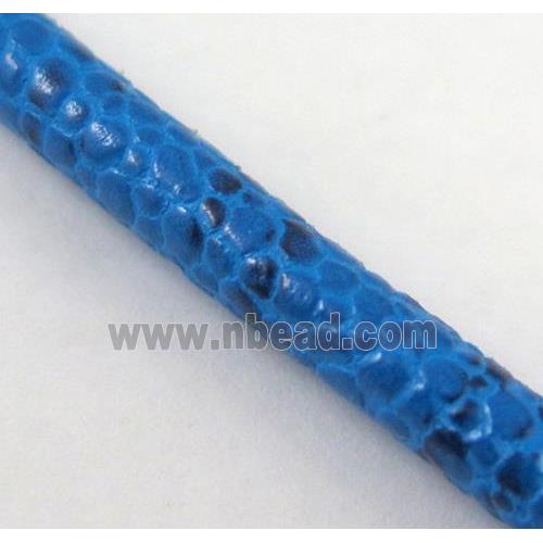 PU leather cord, round