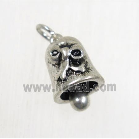 tibetan silver bell pendants, non-nickel