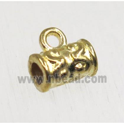 tibetan silver hanger, non-nickel, antique gold