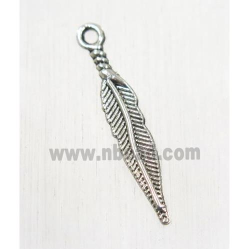 tibetan silver leaf pendants, non-nickel