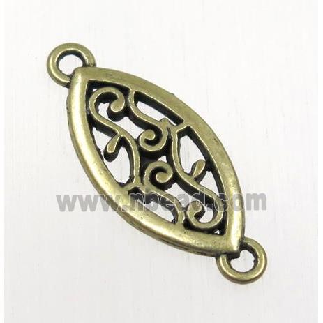 tibetan silver connector, non-nickel, bronze
