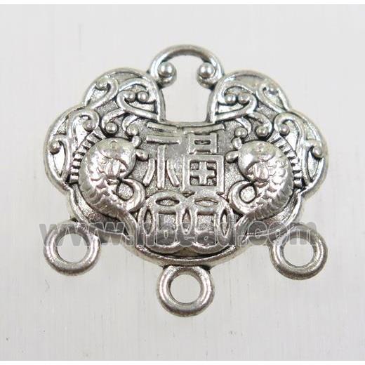 tibetan silver pendant, non-nickel