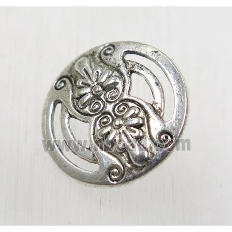 tibetan silver connector, non-nickel