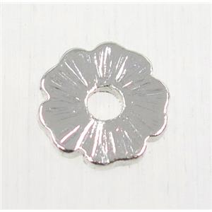 tibetan silver spacer beads, zinc, non-nickel, approx 10.5mm dia