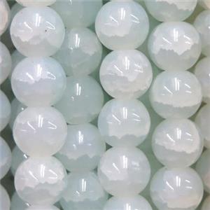 round Crackle Glass beads, approx 10mm dia