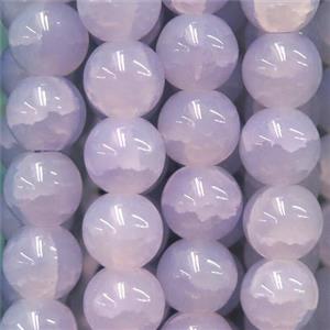 round lavender Crackle Glass beads, approx 10mm dia