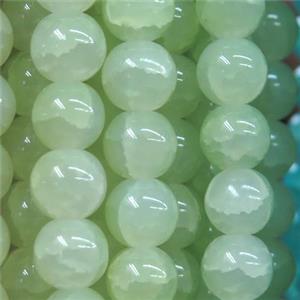 round green Crackle Glass beads, approx 10mm dia