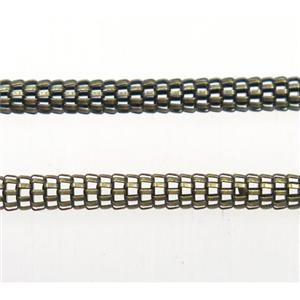 iron chain, antique bronze, approx 3mm dia