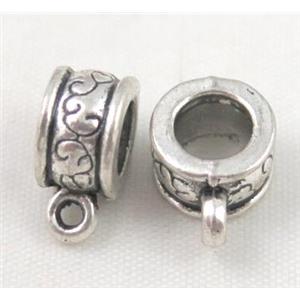 tibetan silver hanger bail Non-Nickel, approx 10-14mm, 5mm hole