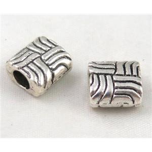 tibetan silver beads Non-Nickel, approx 10-14mm, 5mm hole