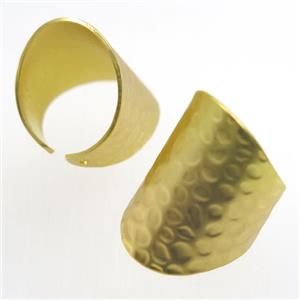 copper ring, gold plated, approx 20-30mm