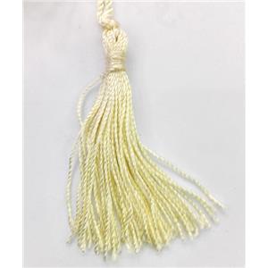 handmade tassel pendant with nylong wire, approx 60-78mm length