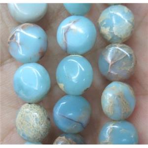 snakeskin jasper beads, flat round, approx 10mm dia, 15.5 inches length