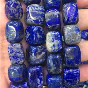 blue lapis lazuli beads, freeform, approx 13-18mm
