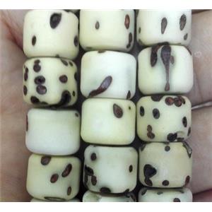 bodhi wood bead, barrel, approx 9x11mm, 44pcs per st