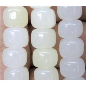 Dye Jade Beads Smooth Barrel, approx 8x10mm