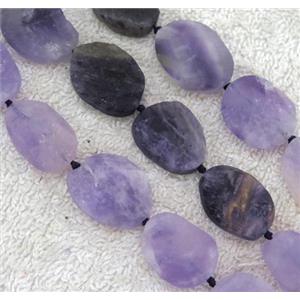 dogtooth Amethyst bead, freeform, approx 10-20mm