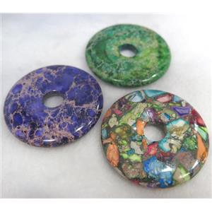 gemstone bead, rondelle, approx 50mm dia