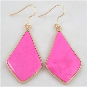gemstone earring, colorfast, approx 20-40mm
