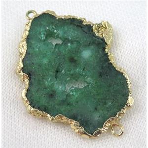 druzy sunagate connector, freeform, approx 20-40mm