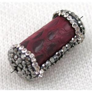 gemstone bead paved rhinestone, approx 14-28mm